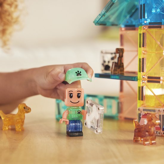 Magna-Tiles - Puppy Park 27 Stuks Set van Magna-Tiles — afbeelding 2
