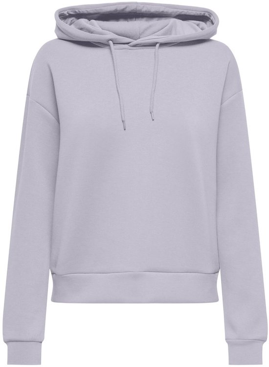 Sweat à capuche Only Play Lounge en écru.