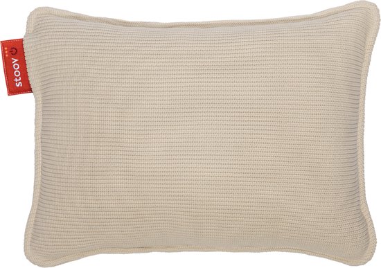 Stoov Warmtekussen | Ploov Sandstone Beige | Duurzaam & Draadloos | Infrarood warmtekussen | 45x60 cm | Plus batterij