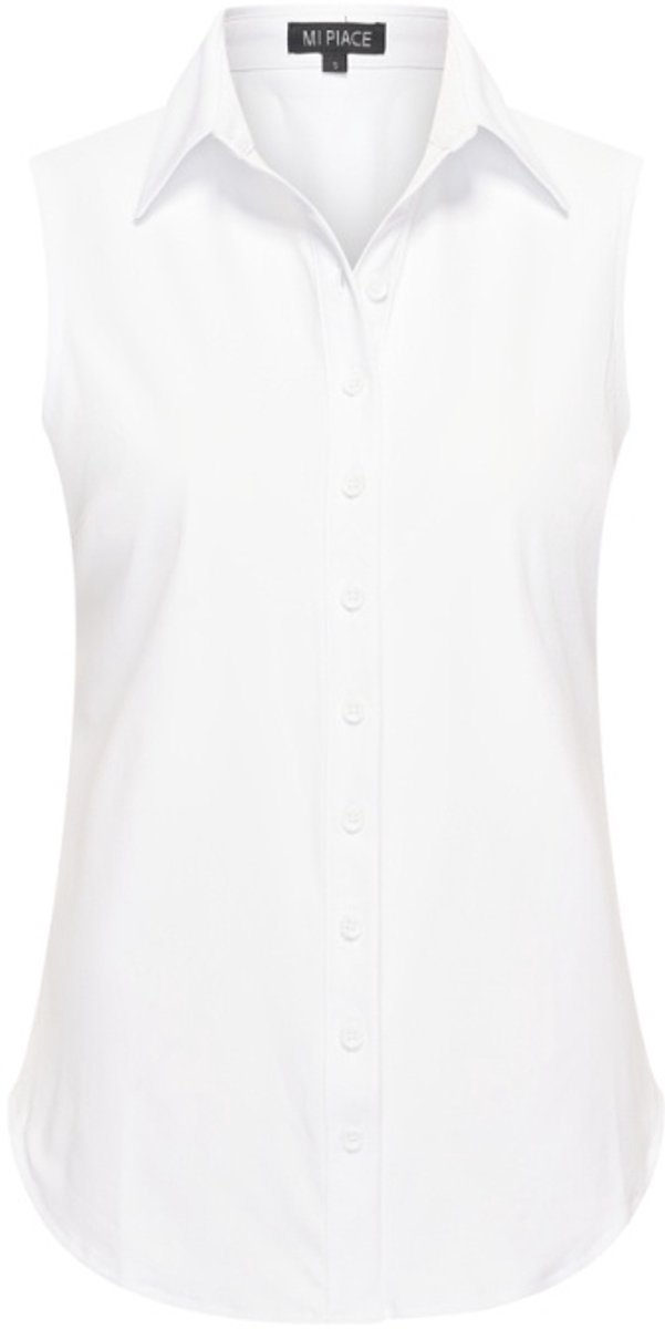 Travel Blouse Mouwloos Uni 2299 White