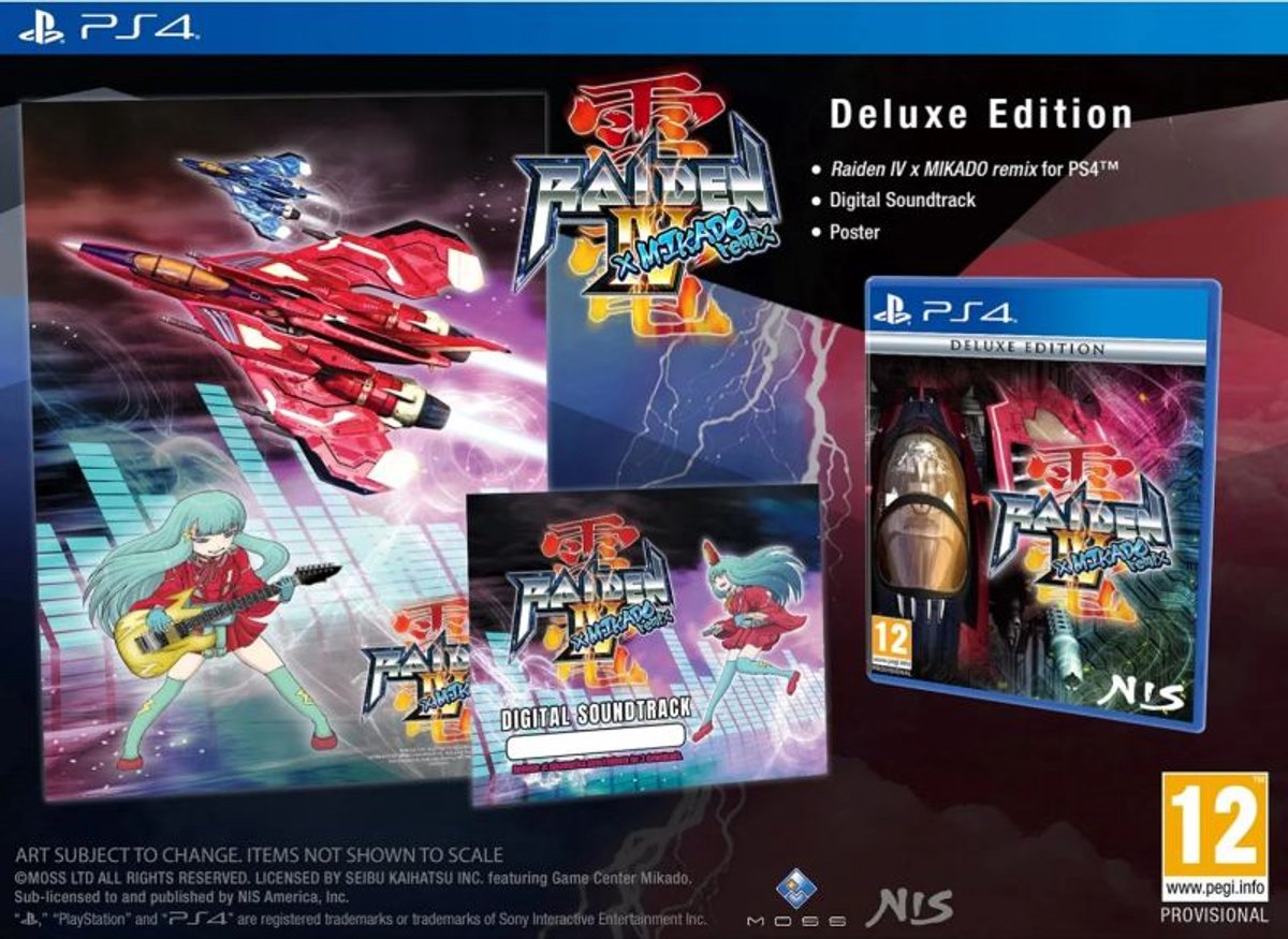 Raiden IV x Mikado Remix-Deluxe Edition (PlayStation 4) Nieuw