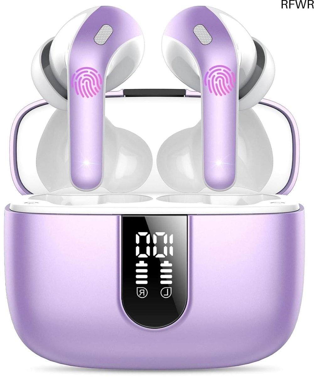 RFWR® Draadloze Oordopjes met 50 Uur Speeltijd en Ruisonderdrukking - Bluetooth 5.3, IPX7 Waterdicht