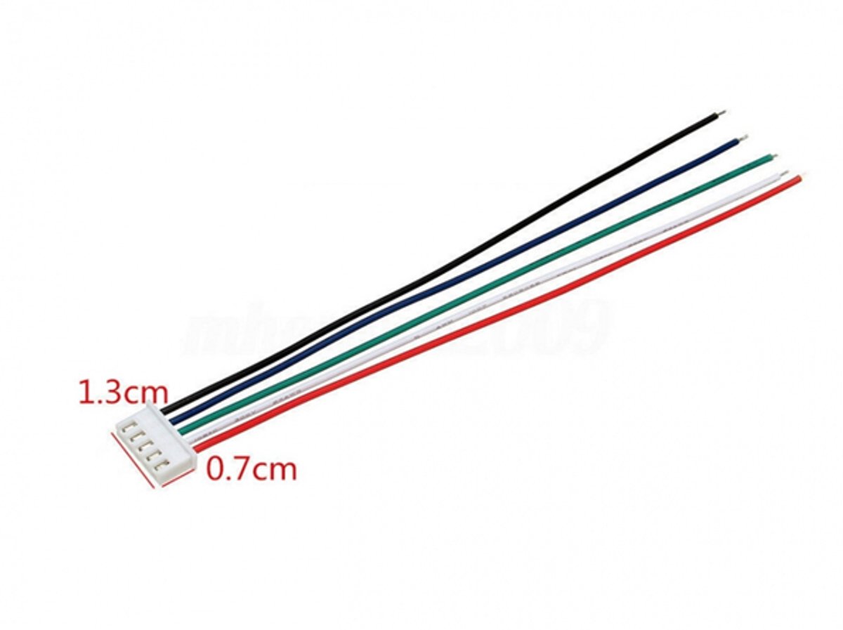 XH2.54 5-Pins Vrouwelijke Kabel – 15 cm – Female Connector voor Sensoren & Modules