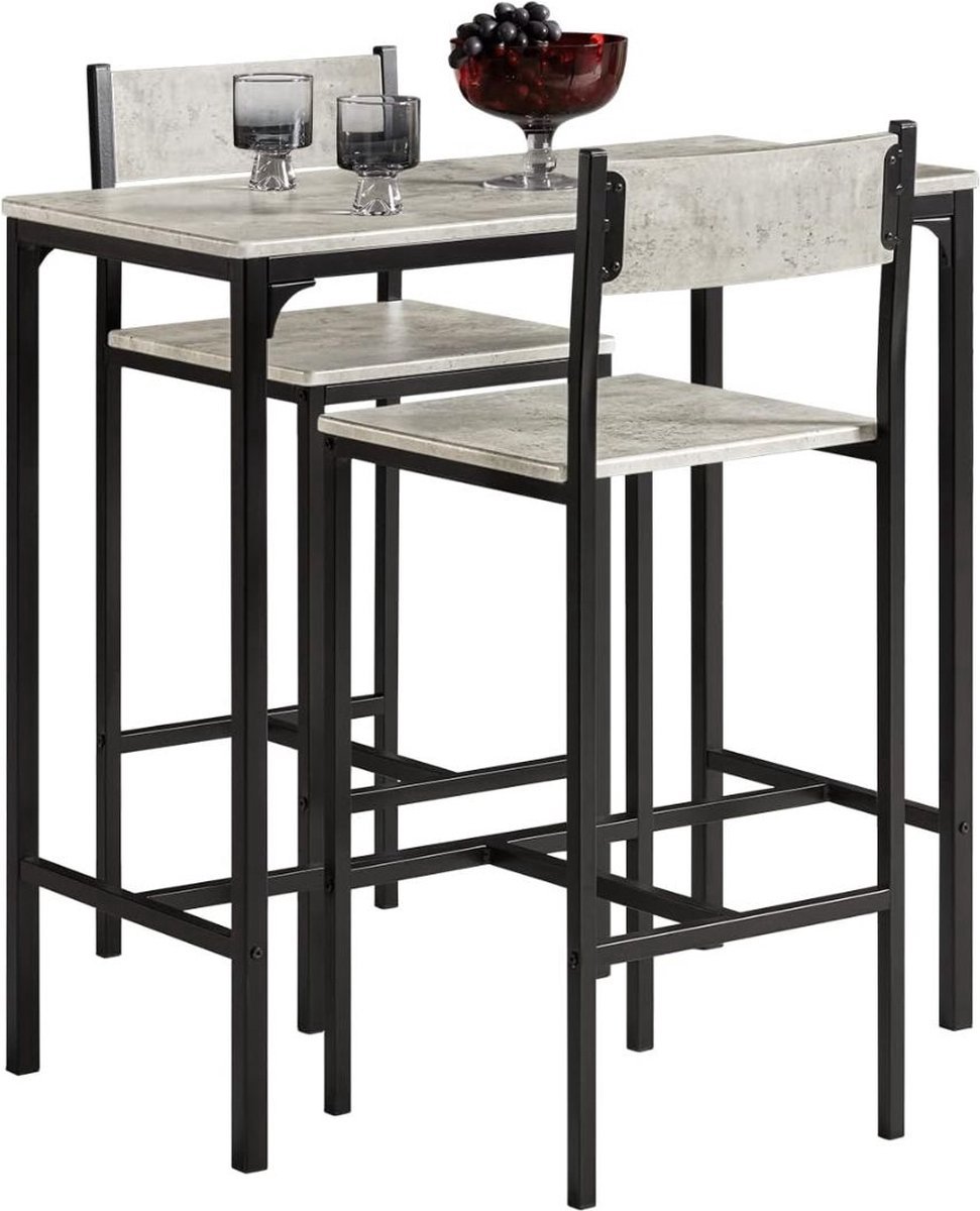 Thuys – Bartafel Met Barstoelen – Keuken – Buiten – Inclusief 2 Stoelen