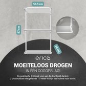 Bol.com Erica – Praktische Wasrek Deur - Voor Ruimtebesparend Drogen- Droogrek met 3 Uitklapbare Vleugels | 11 meter Drooglengte... aanbieding