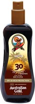 Australian Gold SPF 30 Spray Gel met Bronzer - 237 ml - zonnebrandcrème