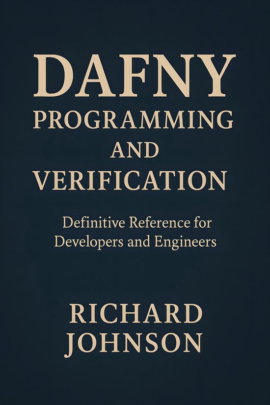 Dafny Programming and Verification (ebook), Richard Johnson ...