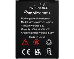 Accu Swissvoice G50 / S510 / Amplicomms M50