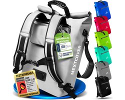 Nextcover 3in1 Fietstas Enkel voor Bagagedrager [PVC vrij] | Waterdichte Fietstas, Rugzak en Schoudertas 25L | Ideaal voor Laptop en Wekelijkse Aankopen | Fiets Tas Enkele | Fietstassen