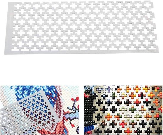 Allecto Plus - Vierkante Diamant Schilderen Heerser Mozaïek Kruis-Stitch Borduursteentjes Dotting Tool - Creëer Prachtige Ambachtelijke Meesterwerken