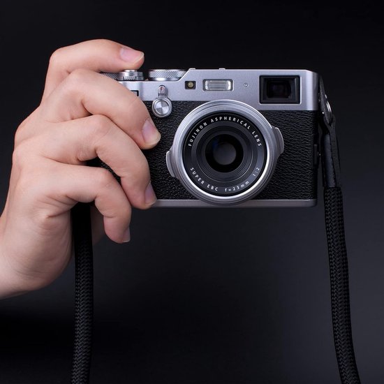 H.May Digitale Camera Schouderriem, Verstelbare Leren Camera Riem, Dual Schouder Camera Lederen Harnas voor DSLR/SLR en Twee Camera's (zwart