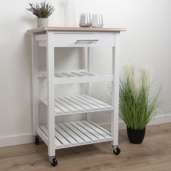 Milton & Oldbrook Desserte de Cuisine Linz Wit