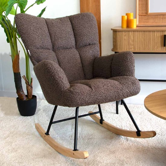 Fauteuil à bascule Teddy de Milton & Oldbrook, marron Vidin