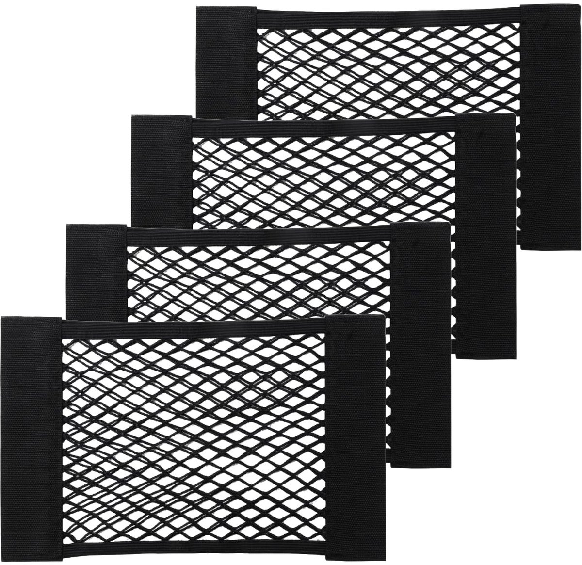 Kofferbaknet - Duurzaam Auto-opbergnet - 4 Stuks - 40 x 25 cm
