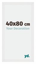 Cadre Photo Mura Your Decoration - 40x80cm - Wit Brillant
