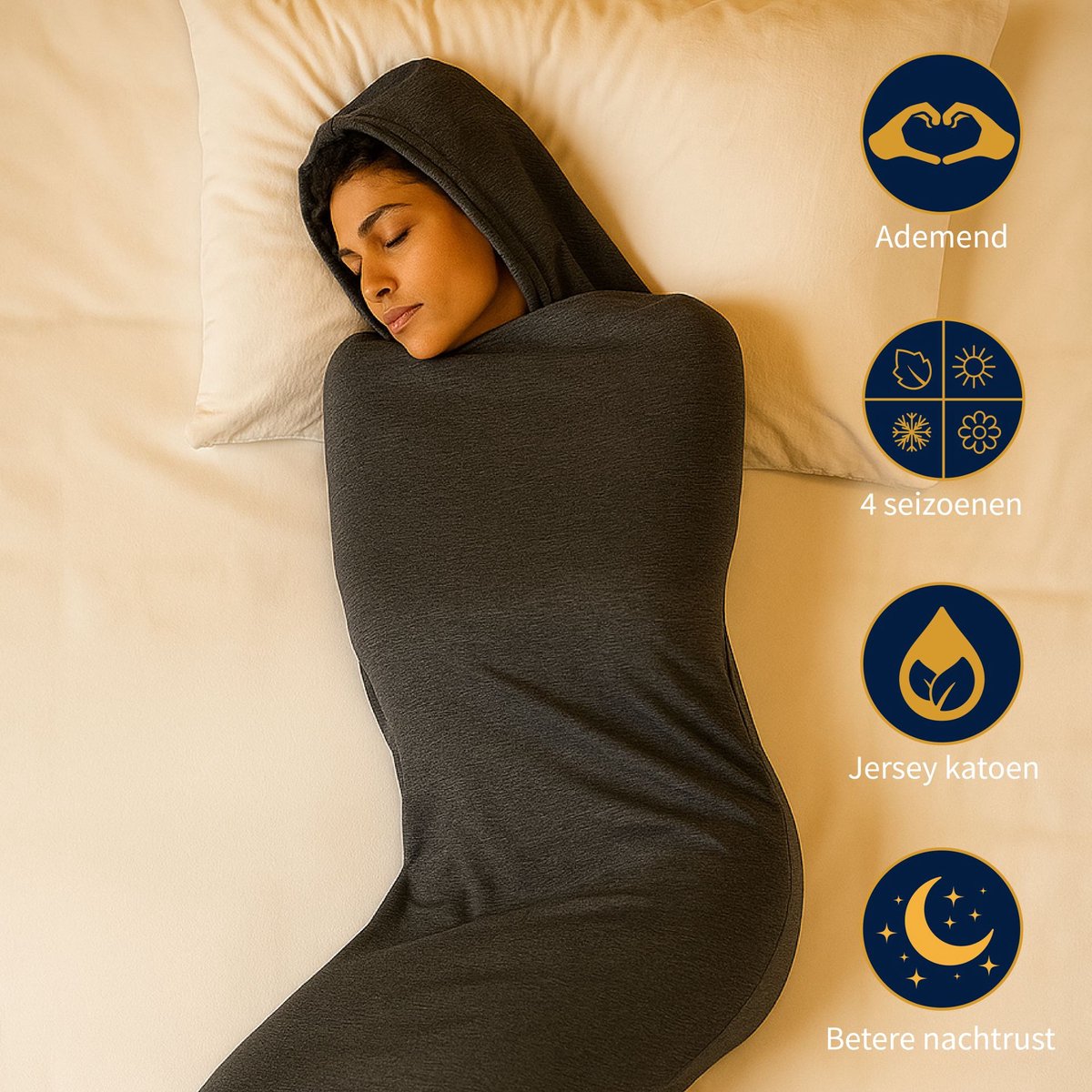 Couverture Rafraîchissante Avec Câlin Pour Thérapie Par Pression - Sac