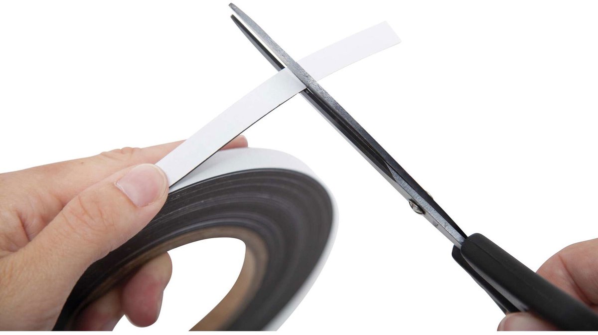 Ruban Magnétique Adhésif MAUL - 10 Mètres X 1 Cm - Idéal Bricolage Et Créations