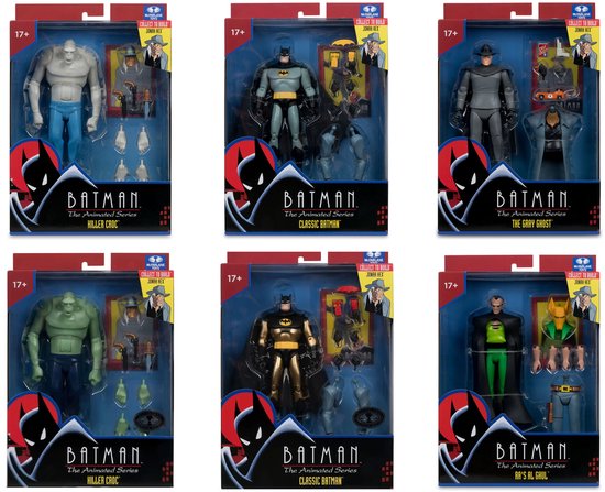 Batman: The Animated Series Jonah Hex Build a Figure Set 6 stuks van 18cm