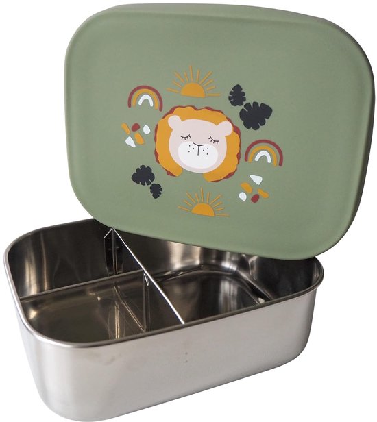 Kinderlunchbox Kan In De Magnetron Plastic Met Vork En Lepel Sausdoos Met Vakjes Om Te Voorkomen Dat Geurtjes Zich Vermengen Lunchbox Taro Paars