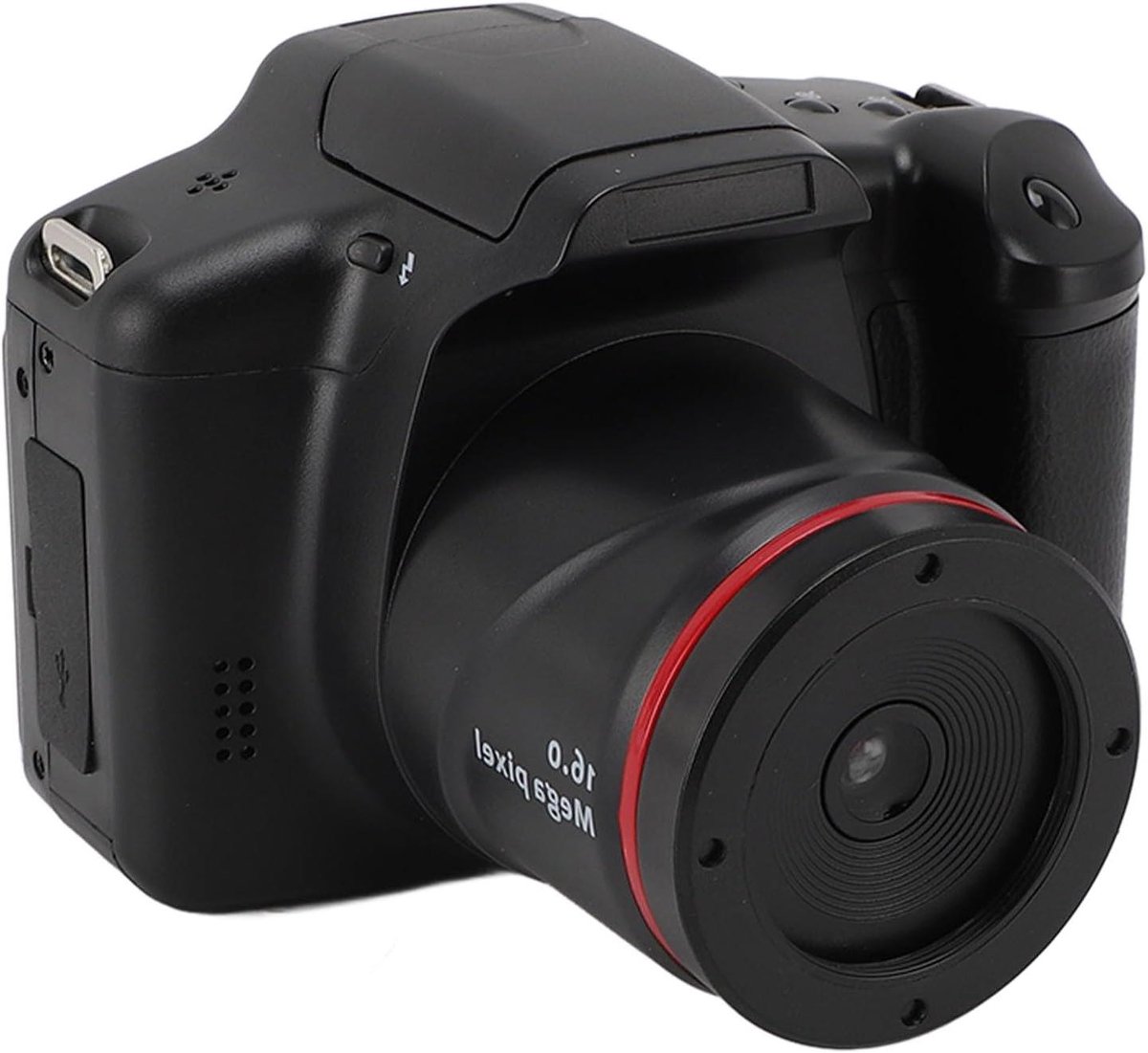 Digitale camera 1080P met autofocus en 16 MP - Vlogcamera voor YouTube - 24 Inch schermcamera met 16x zoom