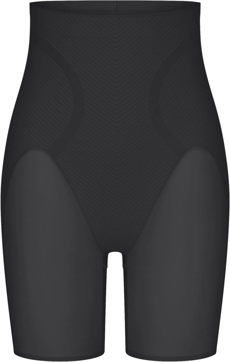Triumph BMU Illusion Curve Super HW Mid-Thigh Dames Onderbroek - ZWART