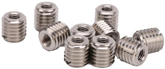 Self Tapping Thread Insert, 10pcs Wire Repair Nut Set for Aviation ...