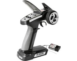 FlySky FS-GT2E RC pistoolzender 2,4 GHz Aantal kanalen: 2 Incl. ontvanger
