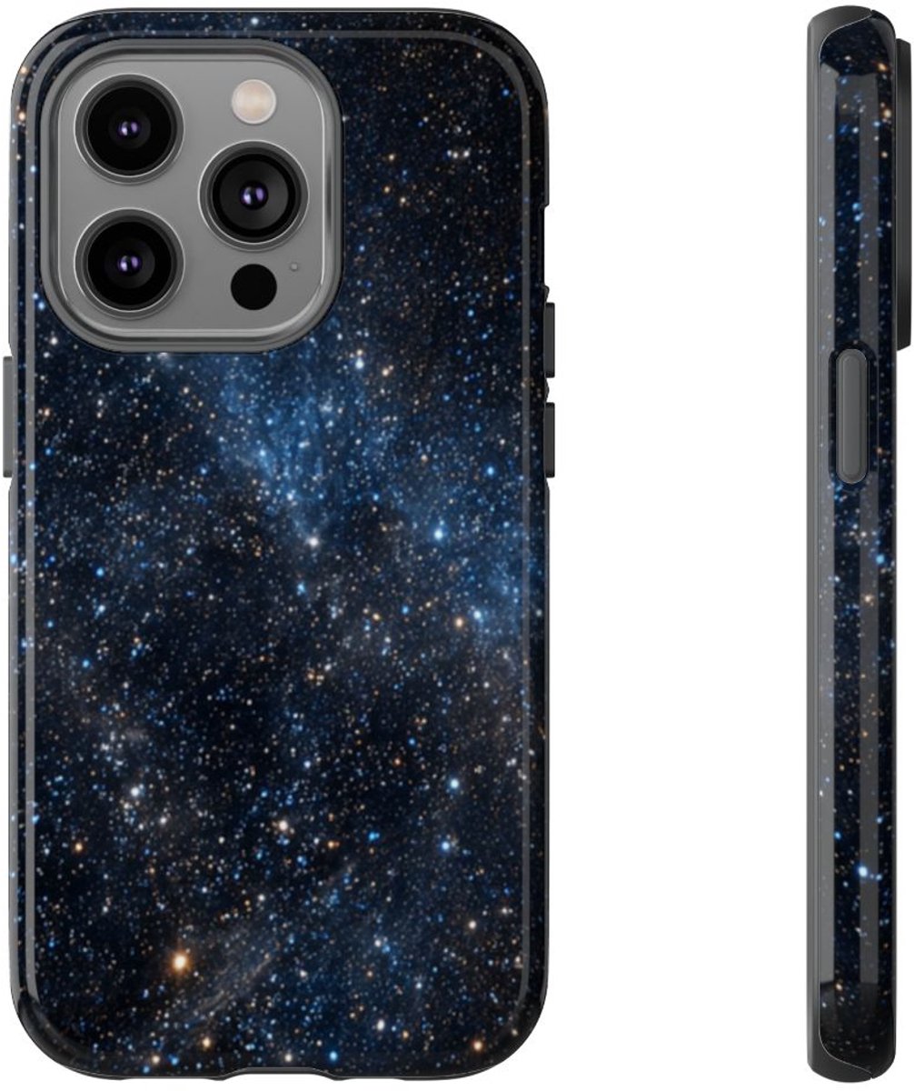 Sterrenrijke Diepe Ruimte – Telefoonhoesje Geschikt voor iPhone 14 Pro