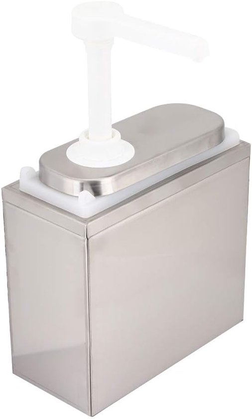Foto: Stainless steel condiment dispenser with pp plastic pump sauce dispenser for ketchup mayonnaise steak sauce dessert syrup vinegar oil soy sauce 1l with bottom 