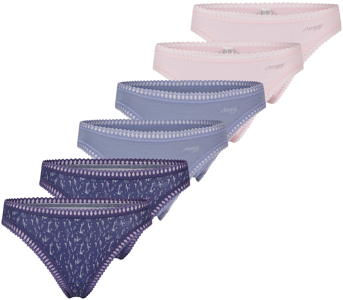 sloggi Dames string 6 pack GO Crush