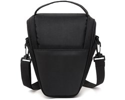 DSLR Camera Fototas -Cameratas waterdicht - Camera tas geschikt voor Nikon/ Canon /Sony- Schoudertas - Spiegelreflex Tas - Zwart