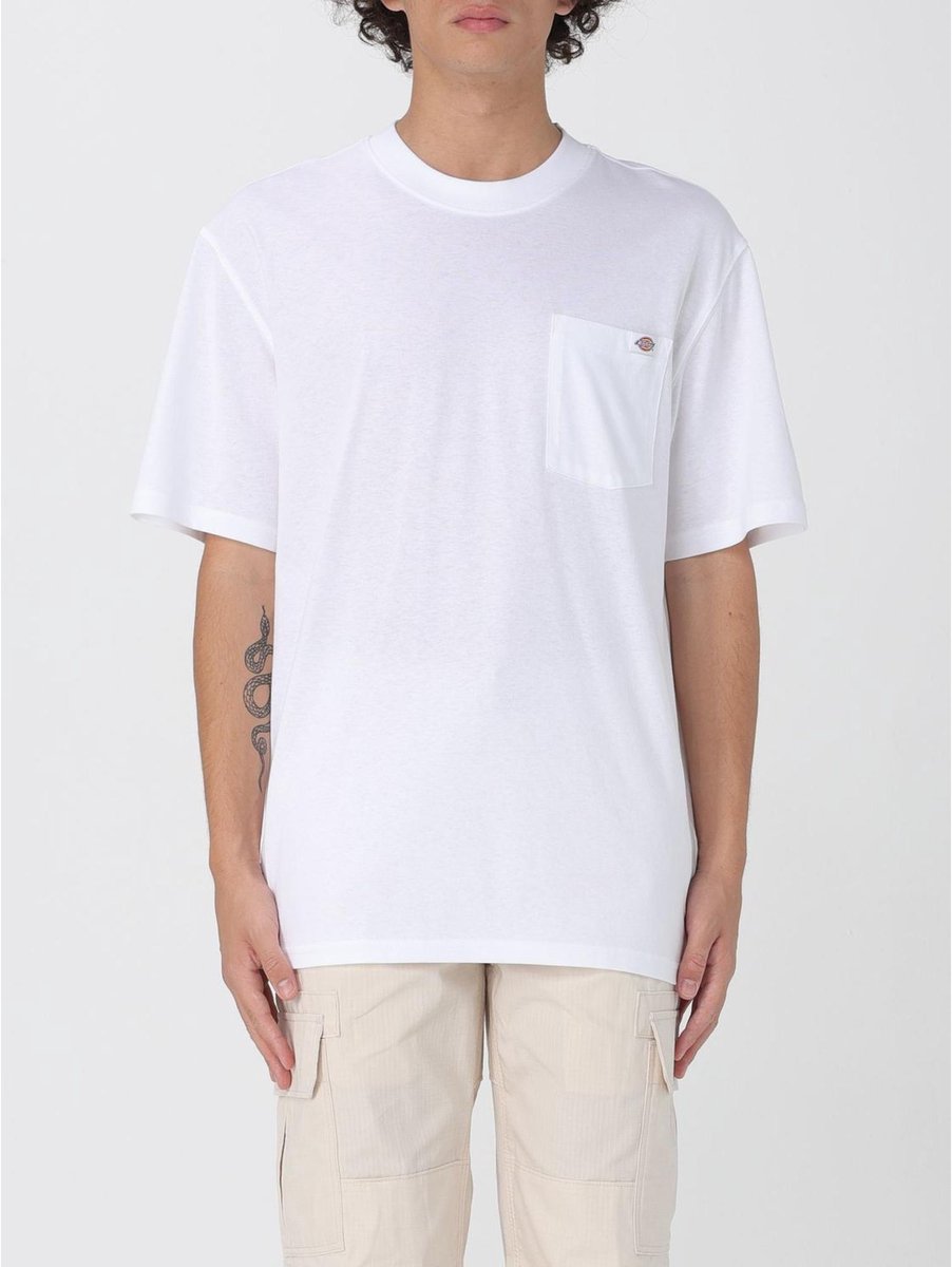 Relaxed Fit Short Sleeve Solid T-Shirt with Chest Pocket
