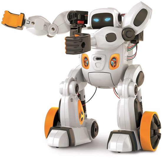 Clementoni - 56171 - Wetenschap & Spel - Mio Robot - Speelgoedrobot (Franse Taal, Nederlandse Taal), Programmeerbaar, Robot Interactief, STEM, Robotica, Educatieve Spellen 8 Jaar, Gemaakt In Italië Clementoni - 56171 - Wetenschap & Spel - Mio Robot - Speelgoedrobot (Franse Taal, Nederlandse Taal), Programmeerbaar, Robot Interactief, STEM, Robotica, Educatieve Spellen 8 Jaar, Gemaakt In Italië