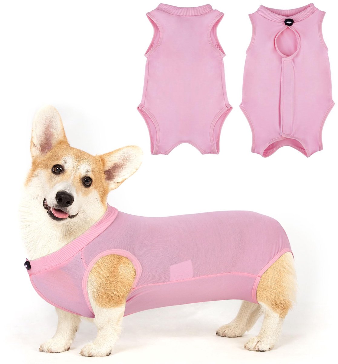 Ibenzoa® Hondenherstelpak voor postoperatieve bescherming en comfort, maat L, voor kleine en middelgrote honden