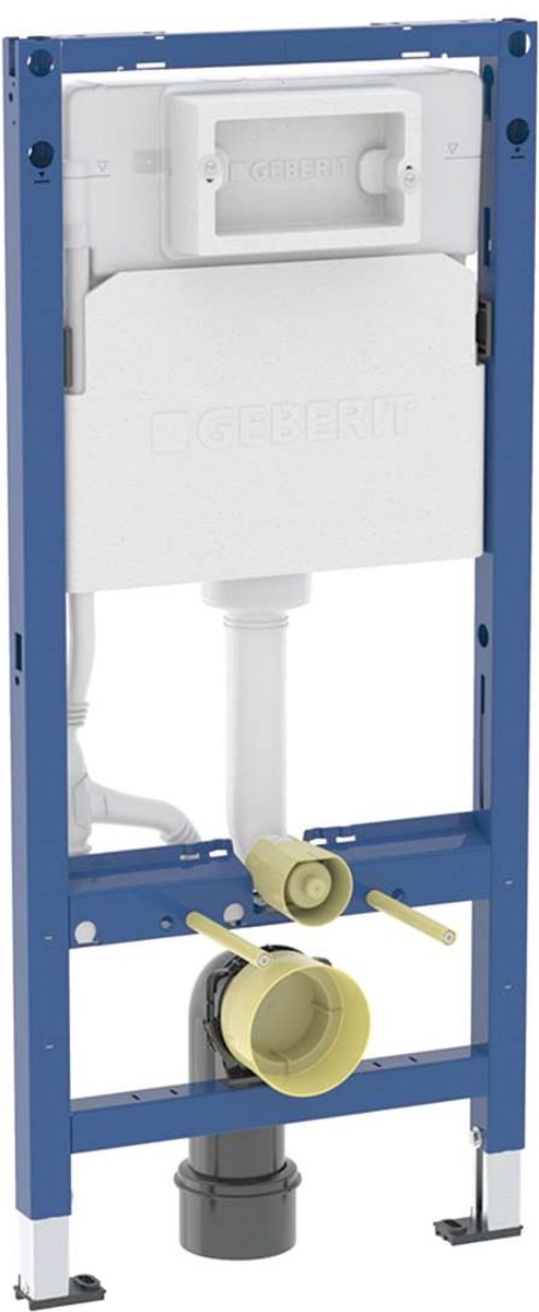 Geberit Duofix - Montage-element voor hangend toilet, 112 cm, met inbouwspoelreservoir Delta 12 cm 458.129.00.2