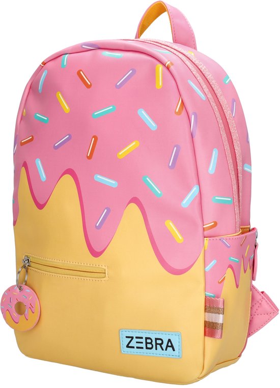 Zebra Trends Limited Edition - Roos Rugzak - Schooltas - Rugtas - Donut - Meisjes - Multi
