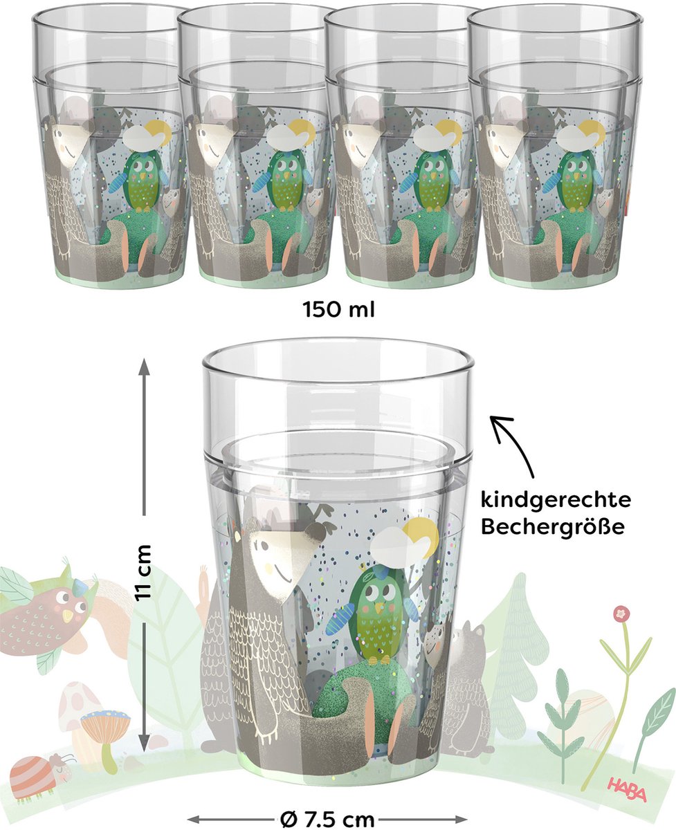 HABA Becher Glitzerbecher
