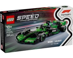 foto van LEGO Speed Champions KICK Sauber F1 Team C44 racewagen Speelgoed - 77247