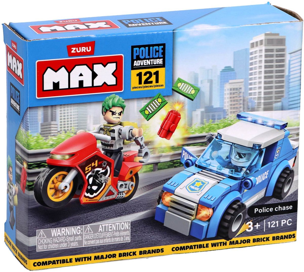 Max city politie auto 125-delig