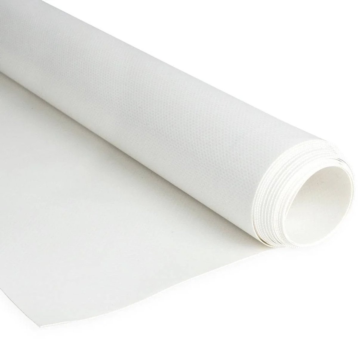 Afdekzeilwinkel - Pvc zeildoek - 1500gr Wit 9005 vrachtwagenzeil