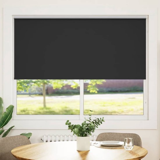 VidaXL Store à enrouleur Living - Blackout 160 x 175 cm noir 240143