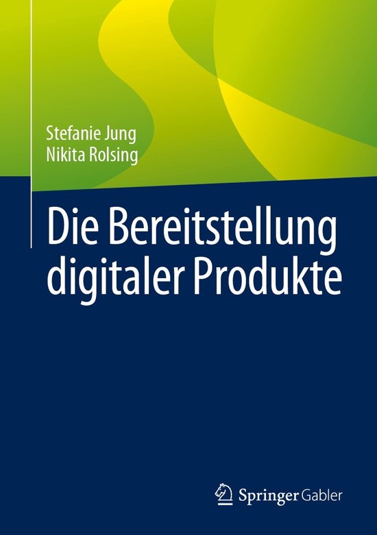 Die Bereitstellung digitaler Produkte - cover