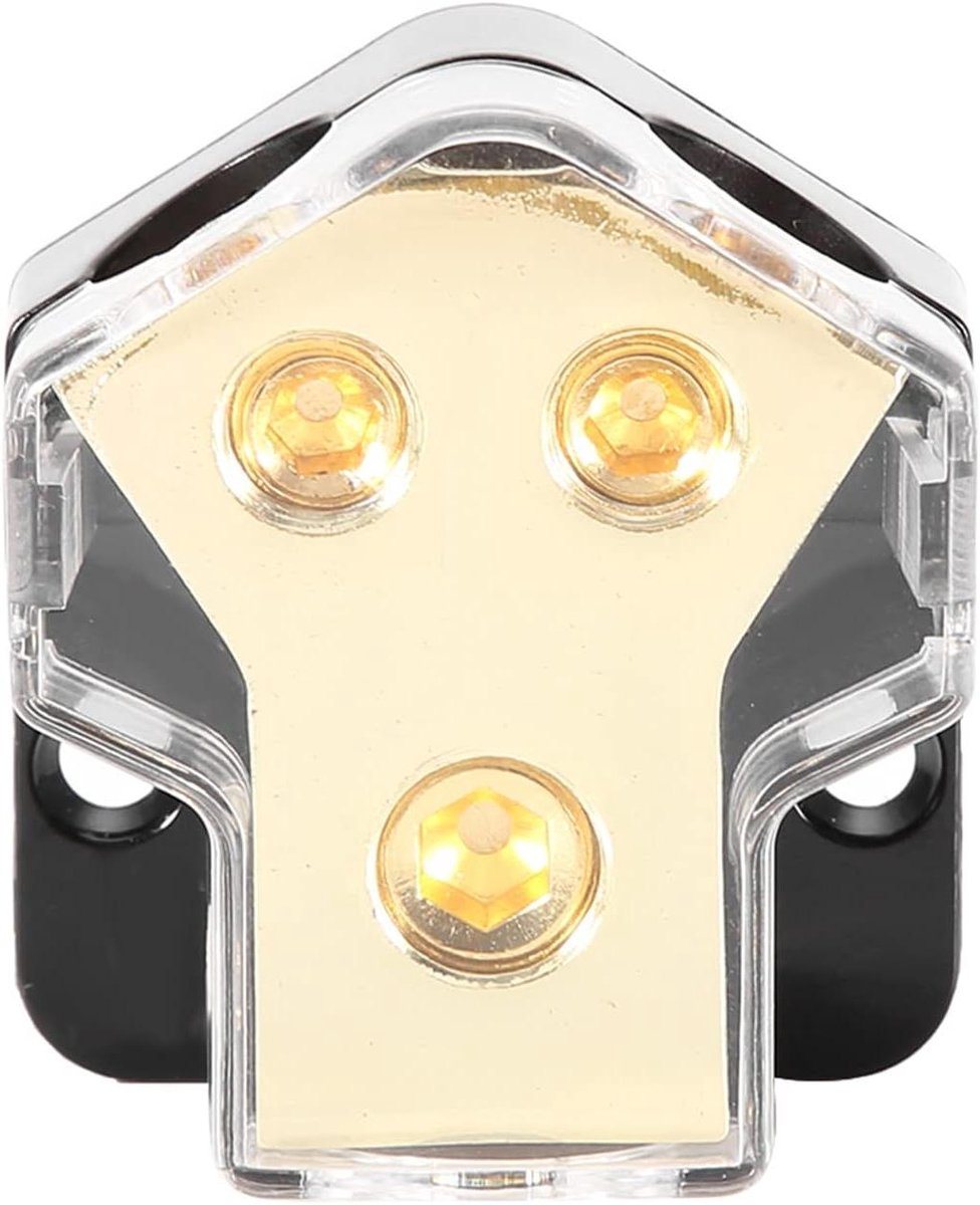 JGS Premium - Car Audio Power Distributor Block met 1 x 1 GA Input en 2 x 4 GA Output