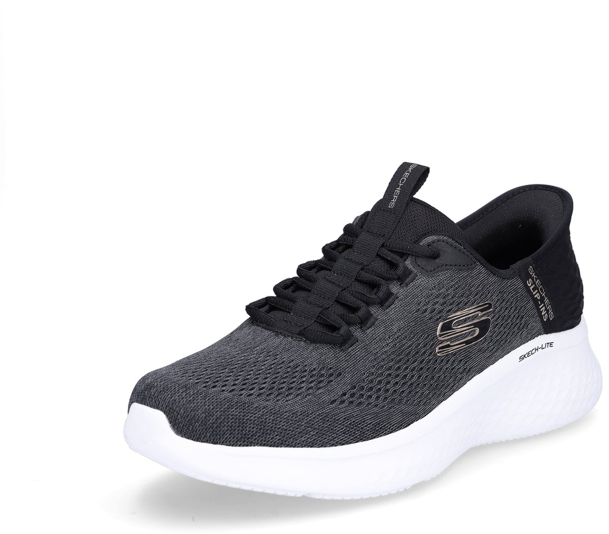 Skechers Slip-Ins: Skech-Lite Pro - Primebase 232466-BKGY, Mannen, Zwart, Sneakers, maat: 47,5
