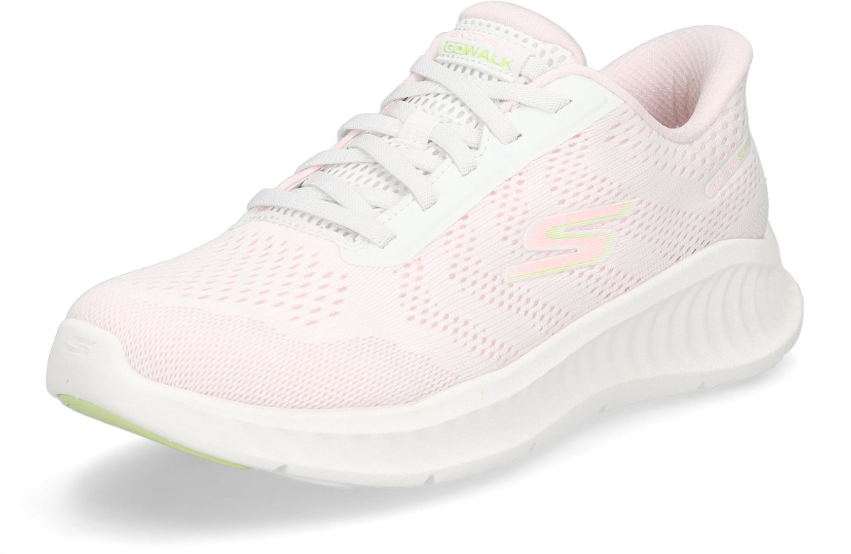 Skechers Sneakers White Textile / Pink Trim