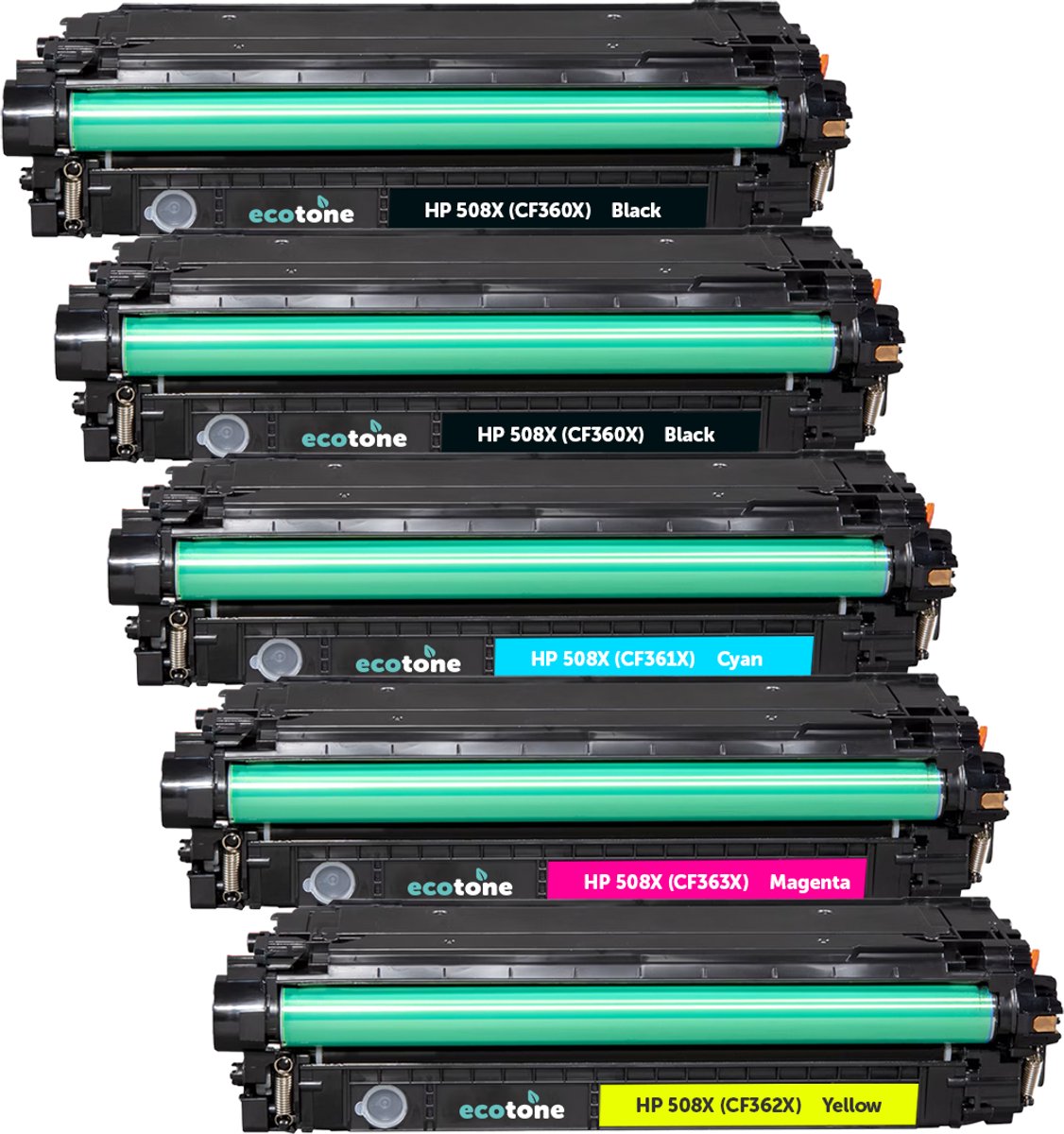 Ecopack (Replaces HP 508X toner) 2xBL + 1xCMY - (BL 2x12500 Pages) (CMY 3x9500 Pages)