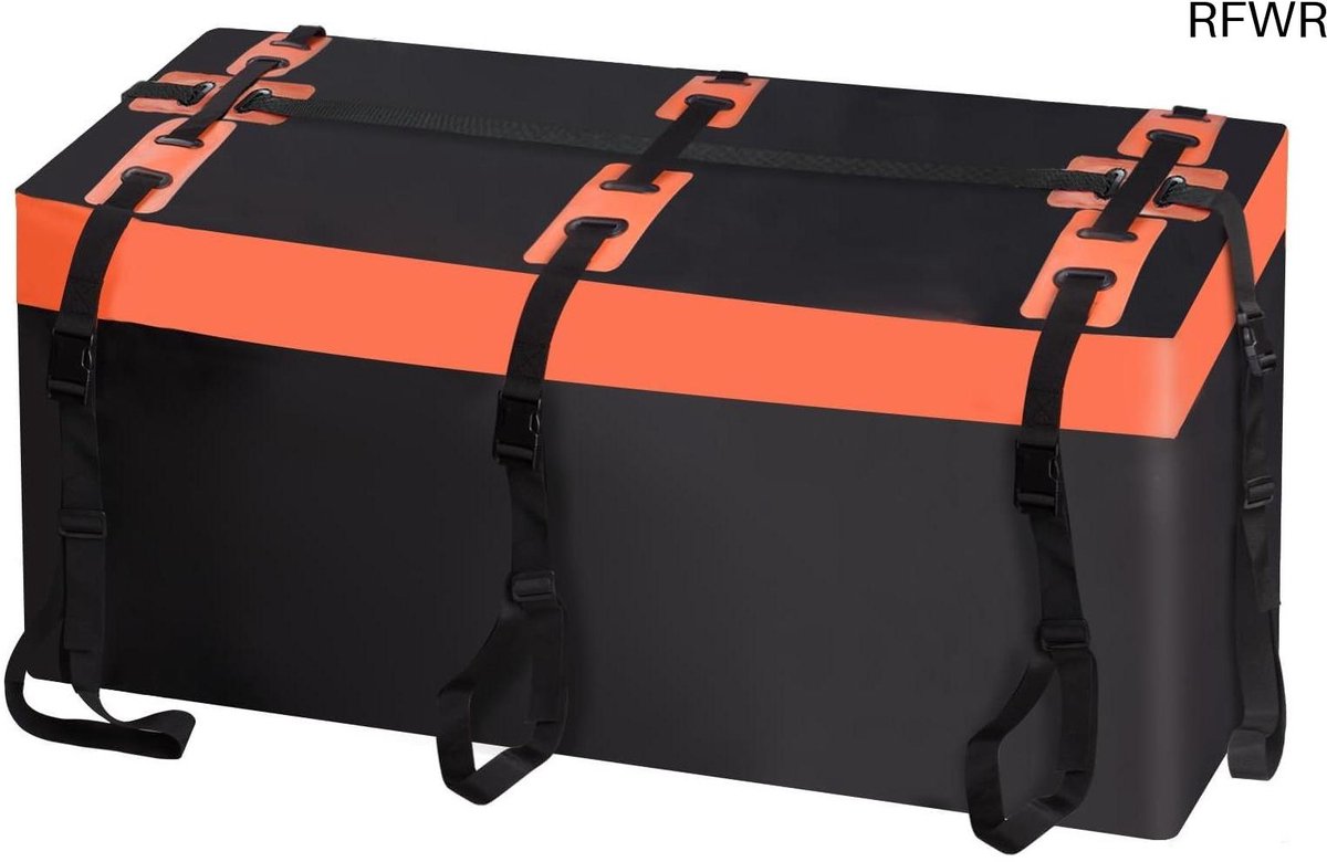 RFWR® Dakkoffer voor Trekhaak - 425 Liter - Waterdicht en Scheurbestendig - Opvouwbare Bagagebox