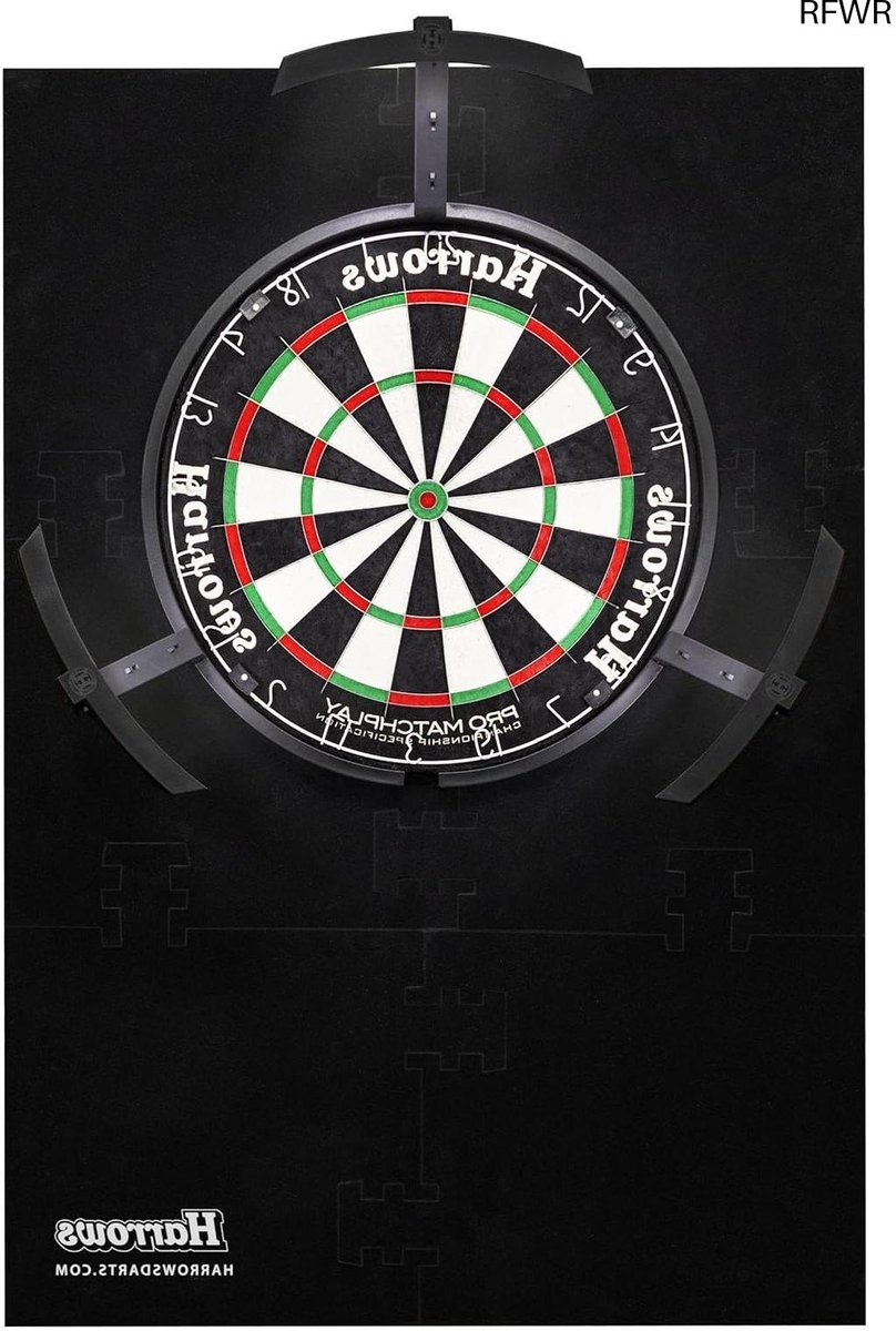 RFWR® Dartbord Surround Ring - Eenvoudige Montage Muurbeschermer - Dubbelzijdige Schuimring voor Maximale Bescherming en Duurzaamheid - Dartsaccessoires