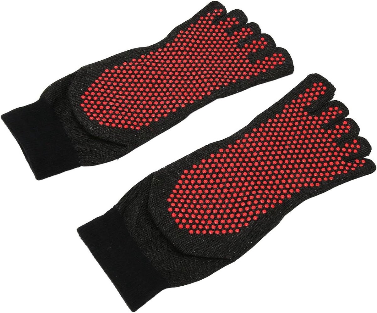 Allecto Plus - Snijbestendige teensokken met antislip, strand & buiten, uniseks. Beschermt niveau 5.