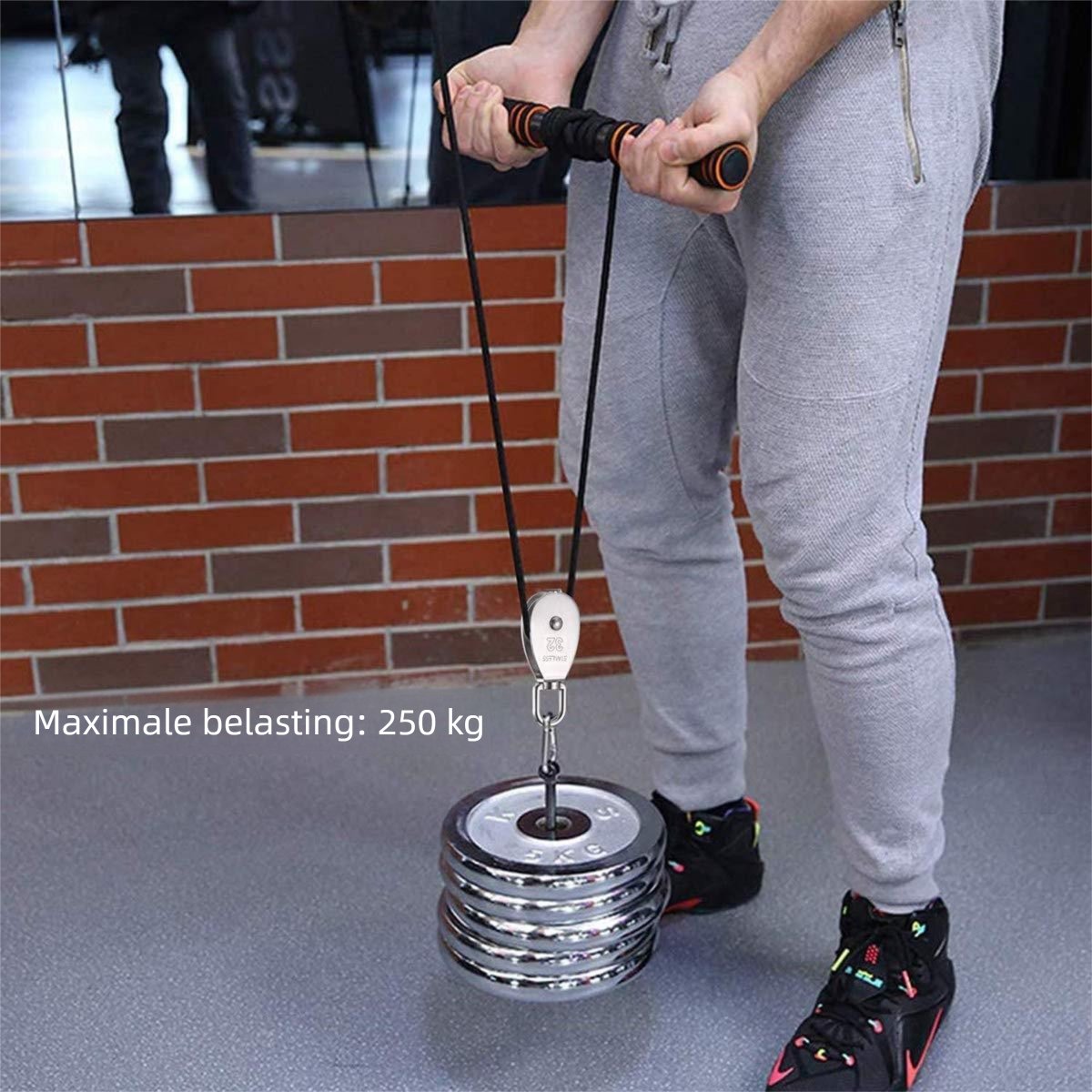 2 stuks touwkatrol roestvrij staal 304 heavy-duty touwkatrol M32 32mm draagvermogen 25kg voor boot motor visnet buiten klimmen